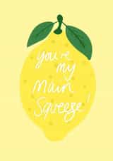 Cute lemon valentines card created by Sage Studio