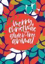 Funny Christmas card for the gluten free or Coeliac in your life. created by Wheats the Matter