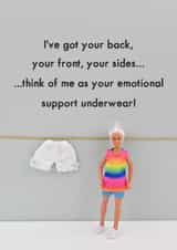 Support pants created by Bold & Bright Cards