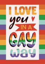 LGBTQ+ Valentine's Day Card created by AbiGoLucky