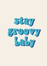 Sassy groovy card for sending love to friends on any occasion created by Hand Typed Designs