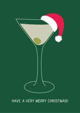 Fun Christmas card - Boozy Christmas card - Funny Christmas card - Martini card created by Gaukycreates