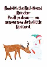 Randy Rudolph created by Fiona Wade