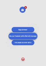 funny birthday card for Facebook  best friend who turned18. created by omar elmoudden