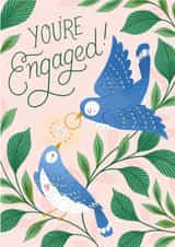 Pretty Heartfelt Engagement Card | You're Engaged | Wedding | Congratulations created by Ricicle Cards