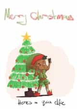 cute funny christmas card created by David Anson Creatives