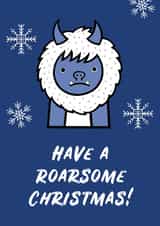 Yeti Christmas Card created by Roarsome