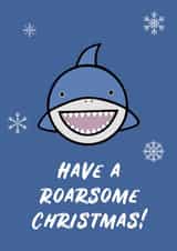 Reef the Shark Christmas Card created by Roarsome