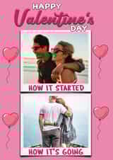 Personalised Valentines Day Photo Card created by ShortRound888 - love polaroid Valentines Day Personalised Photo Card 13118