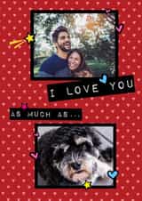 Personalised Anniversary Photo Card created by Kerrylovescards - Valentine's Day - Photo Card