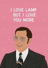Brick Tamland Steve Carell funny anniversary/valentine’s day card created by Chloe Dixon