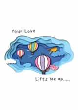 Cute and fun card to show someone you love them created by Zoe & Violet Ventures