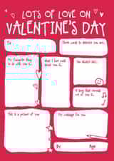 Cute Kids Fill In Valentine's Card created by Bow & Bell