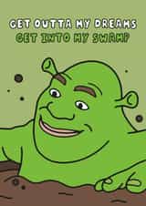 Funny Valentine's Day - Get Into My Swamp - Shrek created by Hey Huns It's Nicole