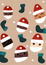 Diverse Santas created by BYBAMBY