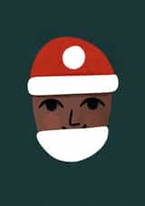 Cute Black Father Christmas - Santa created by BYBAMBY