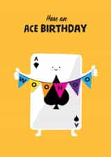Cute Birthday Card - Child - Ace of Spades - Woohoo created by TACHE