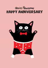 YOU'RE PAWESOME – HAPPY ANNIVERSARY created by TACHE