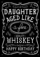 Funny Daughter Jack Daniels Birthday Card created by la la la Designs