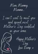 Mothers Day card from Bump - Pregnancy Card created by Beth