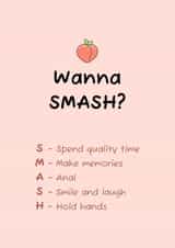 Wanna Smash? 🍑 created by Nerios