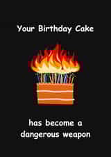 Your Birthday Cake has become a dangerous weapon! created by Nerios