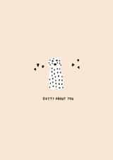 Cute Anniversary/Valentine’s Day card for your loved one - Dotty About You created by Casey's Designs