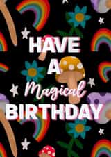 Magical birthday card - have a magical birthday created by littlebugink