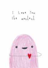 Cute love card to give to your main squeeze created by Paintpotface