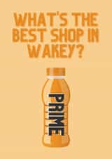 Card for the Wakey Wines lover created by Kinda Rude Cards