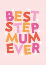 Cute Birthday/Mother's Day Card - Best Stepmum Ever created by Seabird Studio