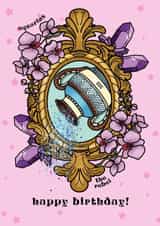 Cute Birthday Card - Aquarius - Zodiac created by The Modest Lobster