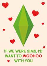Funny Sims WooHoo Card For Them - Valentines or Anniversary created by Paris Henton