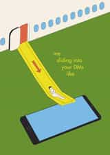 Sliding Into DMs - Funny Valentine's Card - Insta - Dating created by Betiobca