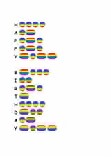 Happy Birthday in Morse created by Owen Rogers