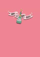 Cute Birthday Card - 21 - Bestie - Prosecco created by Greetings from Grieve