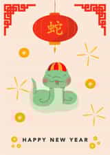 Chinese New Year | 2025 | Snake Greetings Card created by @TheGrafixCat