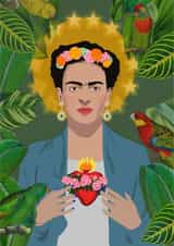 Frida Kahlo Card created by Things Aimee Made
