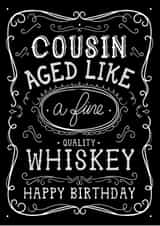 Funny Cousin Jack Daniels Birthday Card created by  la la la     Designs