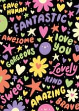 Cute Valentine's Day Card - Galentine's Day - Typography created by @studio27eleven