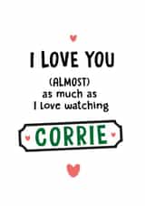 Coronation Street Valentines Day card created by Bex Clark - Peachy Days Design