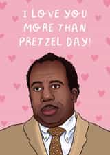 Stanley Hudson - The Office Valentine’s Day Card created by Swish & Scribble