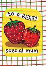 Cute Mother's Day Card - To A Berry Special Mum created by The Playful Indian