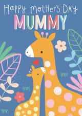Cute Mother's Day Card - Mummy Giraffe created by Christine Gore