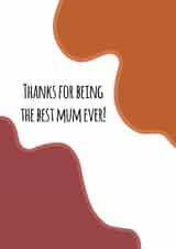 Mothers Day Card - Orange & Pink created by Jz Designs