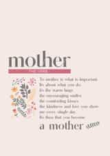 Mother The Verb Mother's Day Card created by Poppy Lane