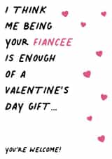 Funny Valentine Card - Finacee - Gift created by IWLT