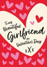 Cute Valentine's Day Card - Girlfriend created by frances Wilson