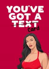 Funny Birthday Card - love island - Maya Jama created by Filthy Sentiments
