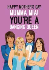 Mumma Mia Abba Mother's Day - Funny Dancing Queen created by Quitting Hollywood